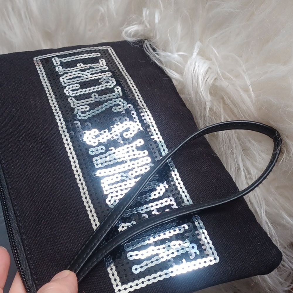 Victoria's Secret Black Sequin Clutch - Picture 11 of 11